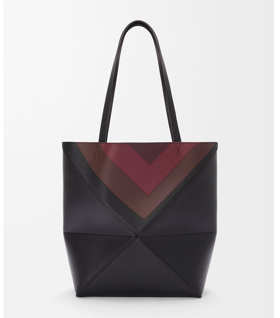 LOEWE x Albers Medium Leather Puzzle Fold Tote Bag