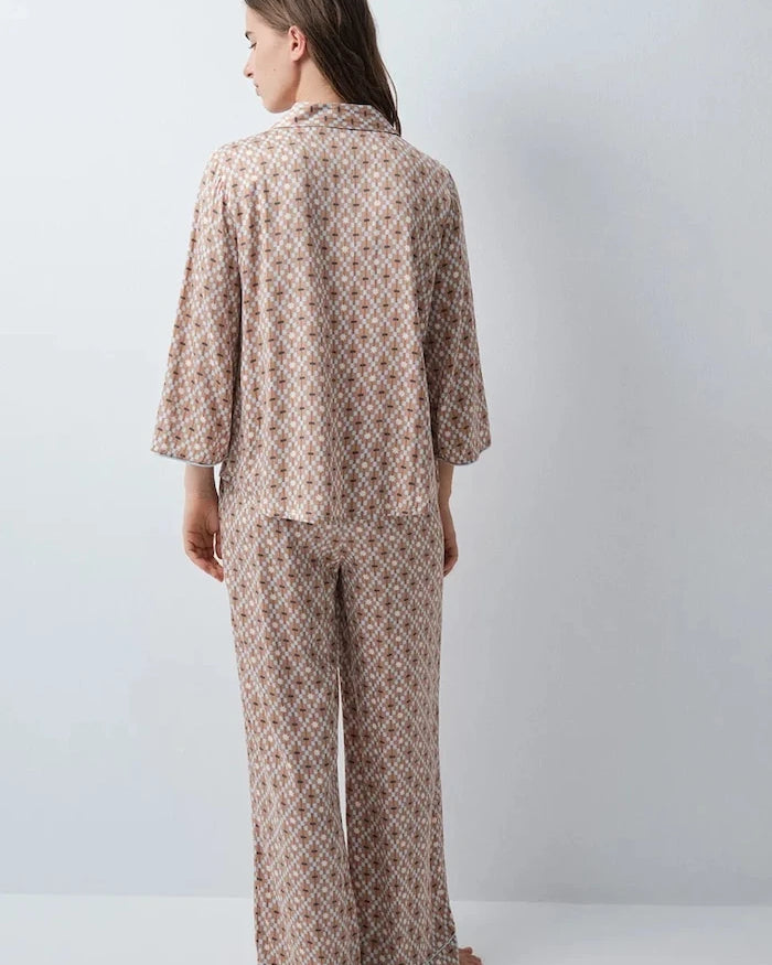 women'secret kadın viskon iki parçalı pijama