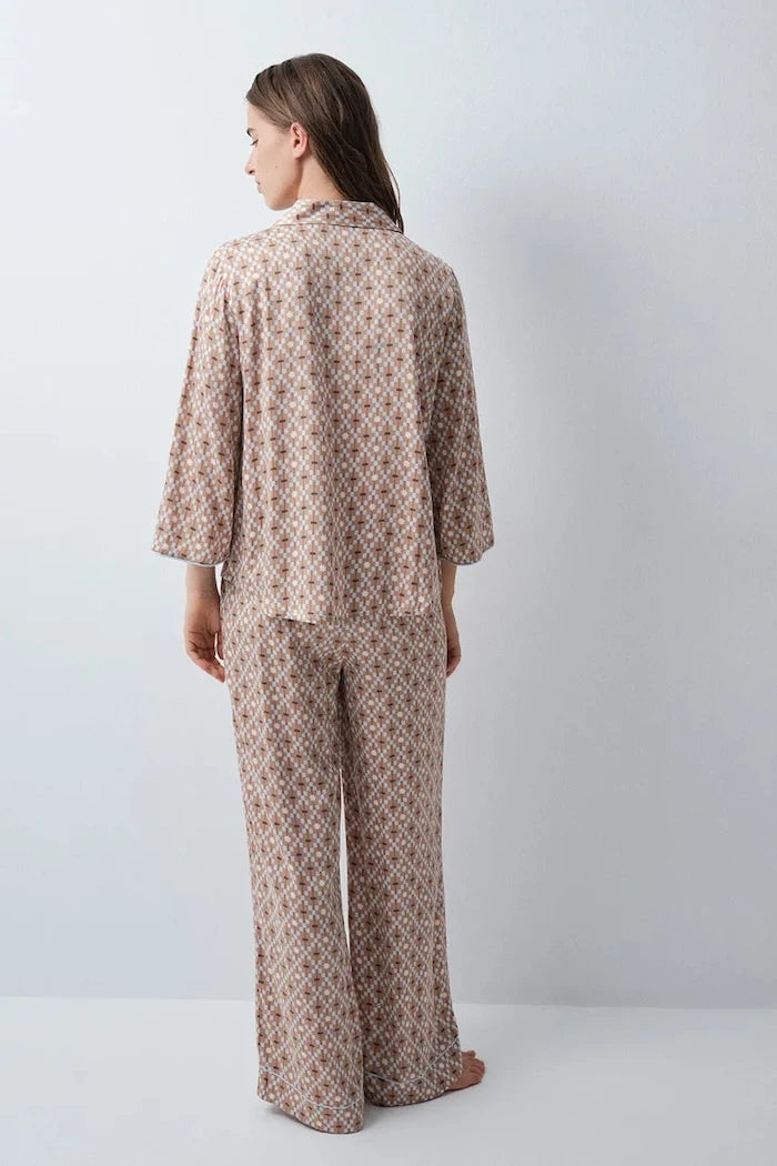 women'secret kadın viskon iki parçalı pijama