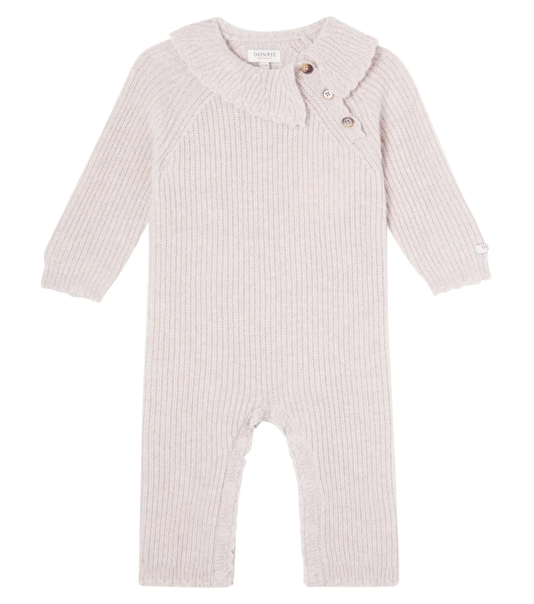Donsje - Baby Vivenne ribbed-knit wool jumpsuit