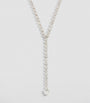 SHAY White Gold and Diamond Heart Y Drop Necklace