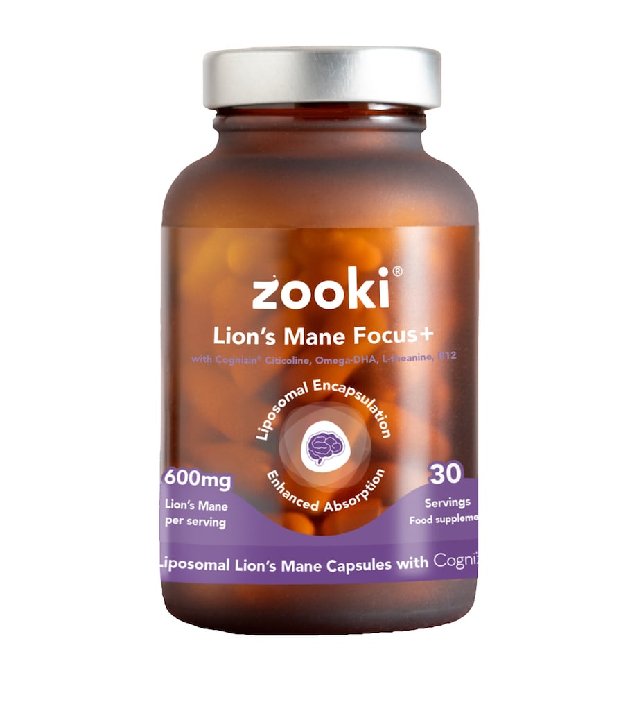 YourZooki Liposomal Lion’s Mane 600mg Capsules (Pack of 60)