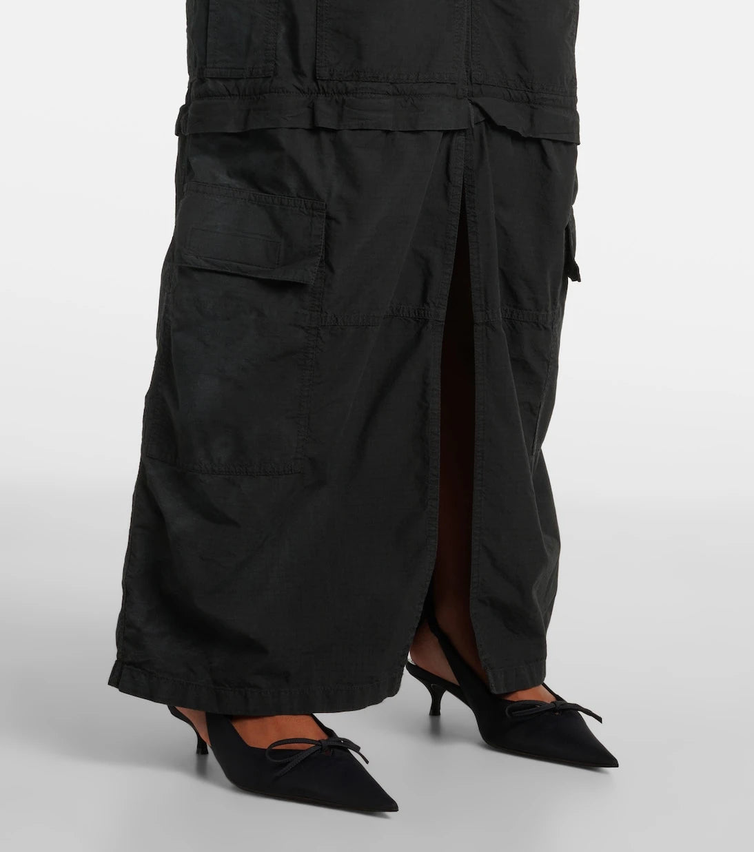 Balenciaga - Cotton-blend ripstop cargo skirt
