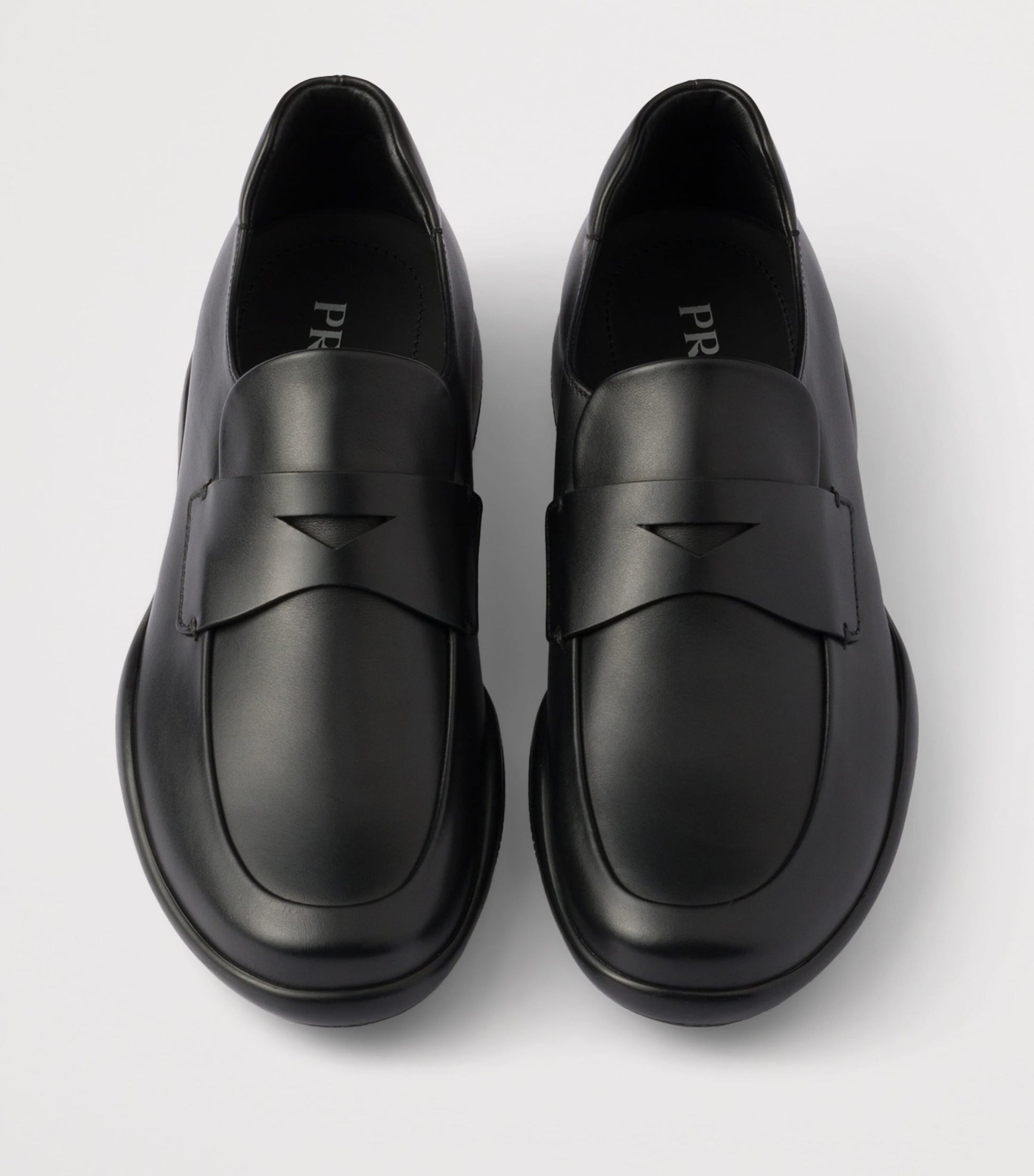 Prada Toblach Leather Loafers