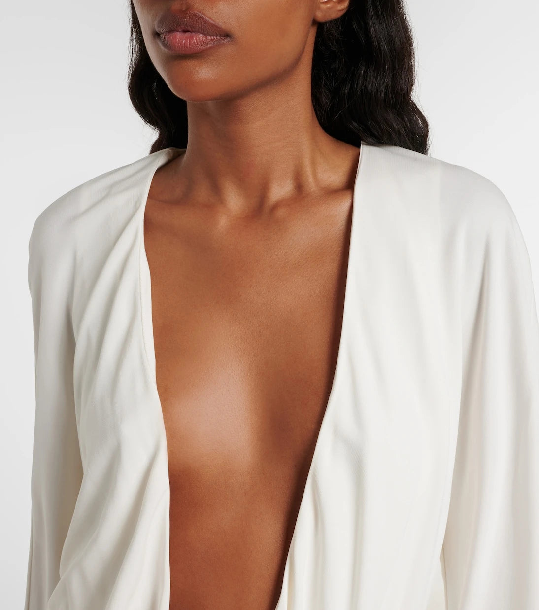 Christopher Esber - Stone Pin draped jersey minidress