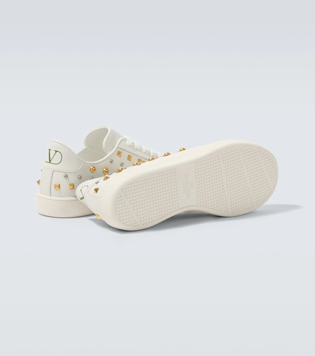 Valentino - Royco studded leather sneakers
