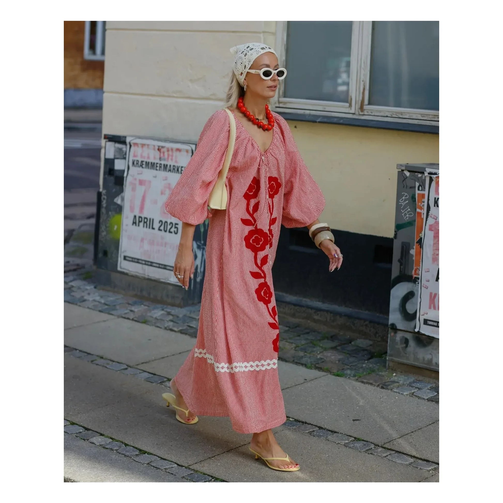 SISSEL EDELBO - Abelone dress | Red