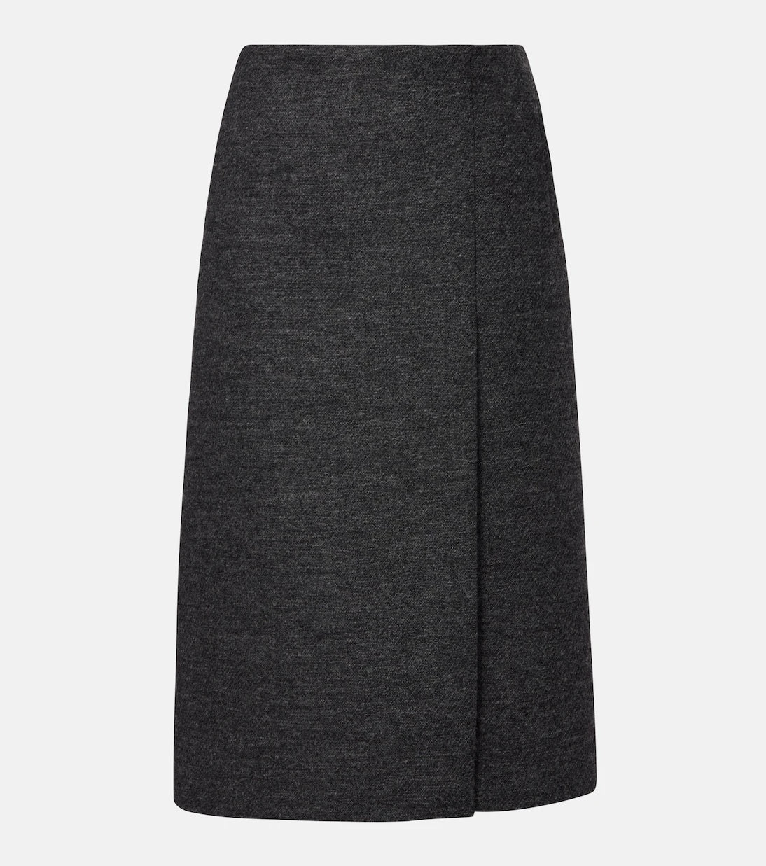 Prada - Virgin wool midi skirt