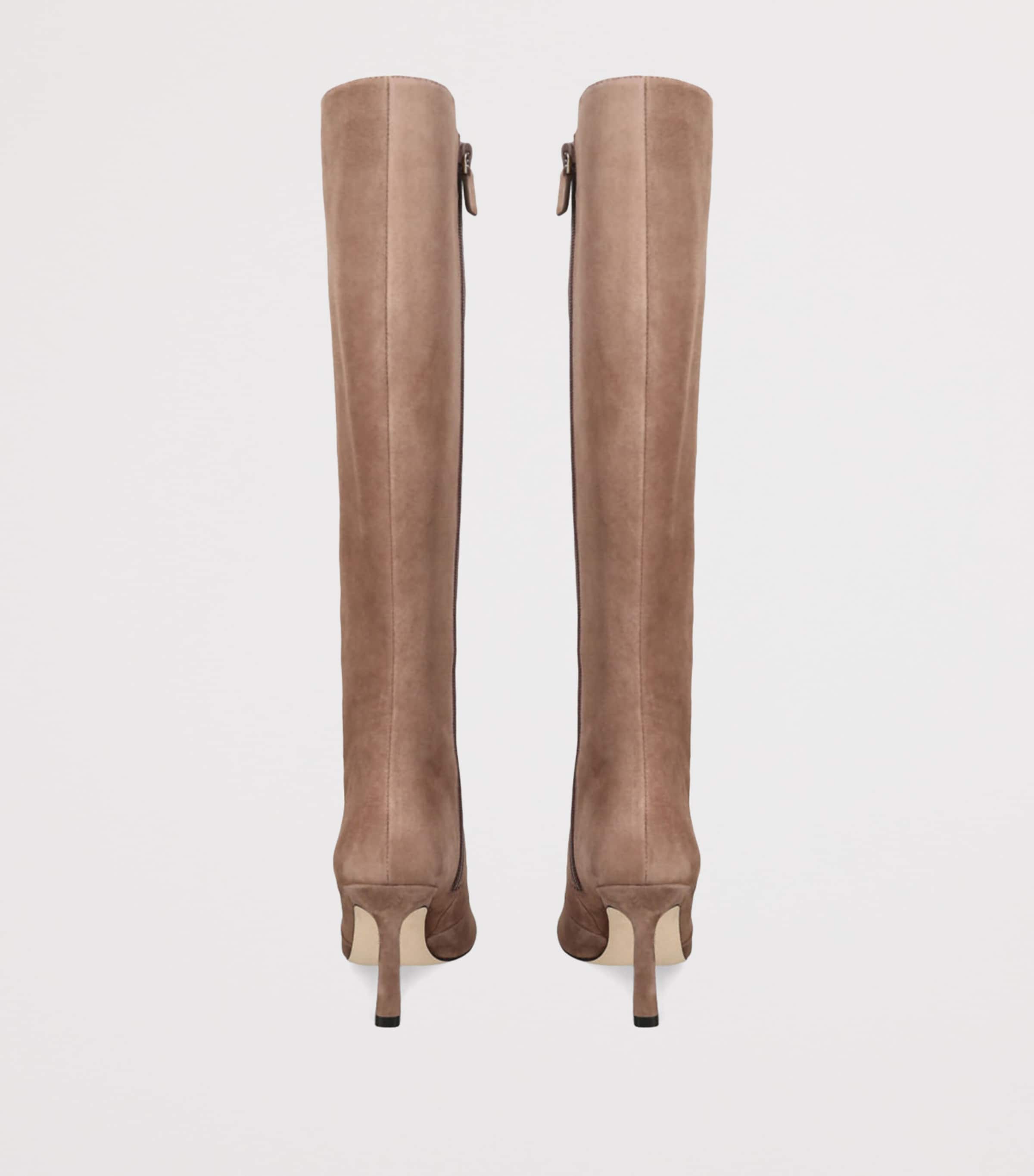 Stuart Weitzman Brown Suede Vinnie Boots 85