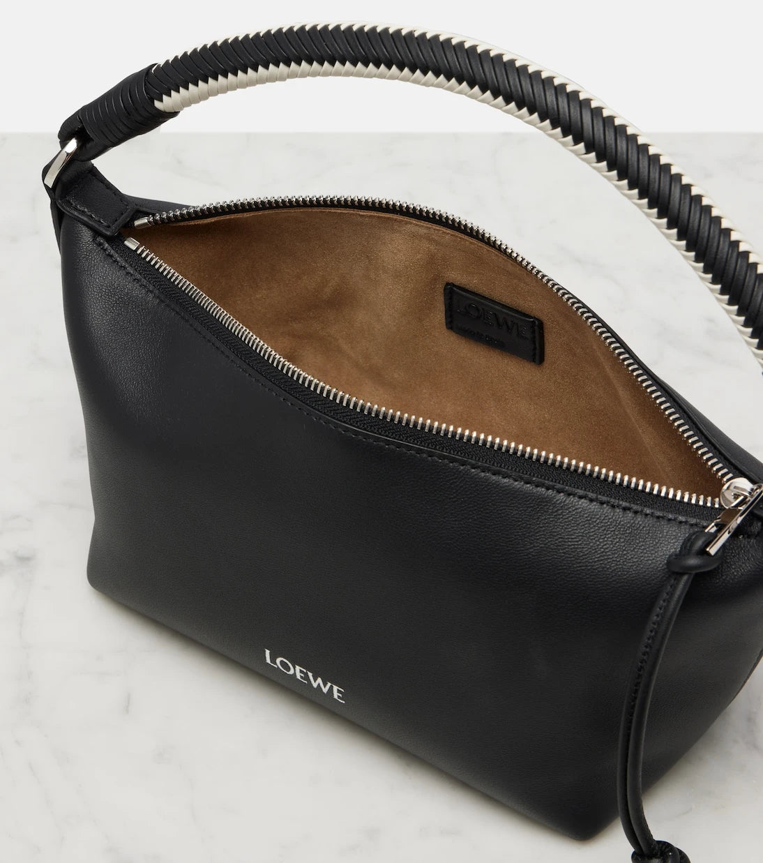 Loewe - Cala Small leather top-handle bag