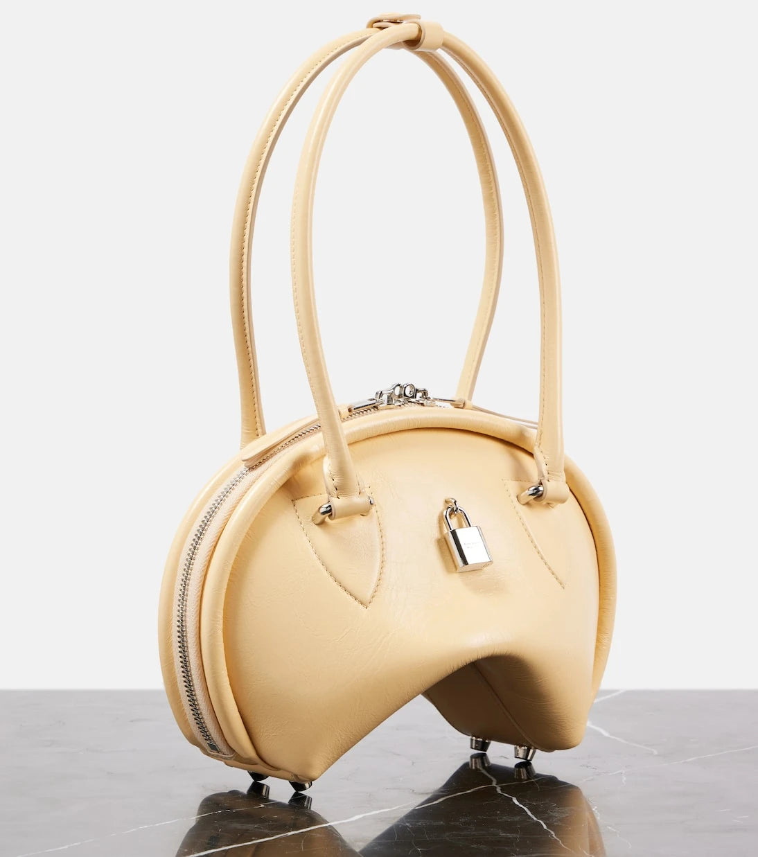 Acne Studios - حقيبة كتف Bowlina Mini جلدية