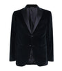 Corneliani Navy Velvet Blazer