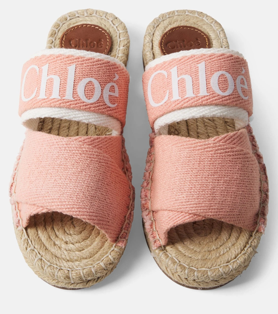 Chloé Kids - Logo espadrille sandals