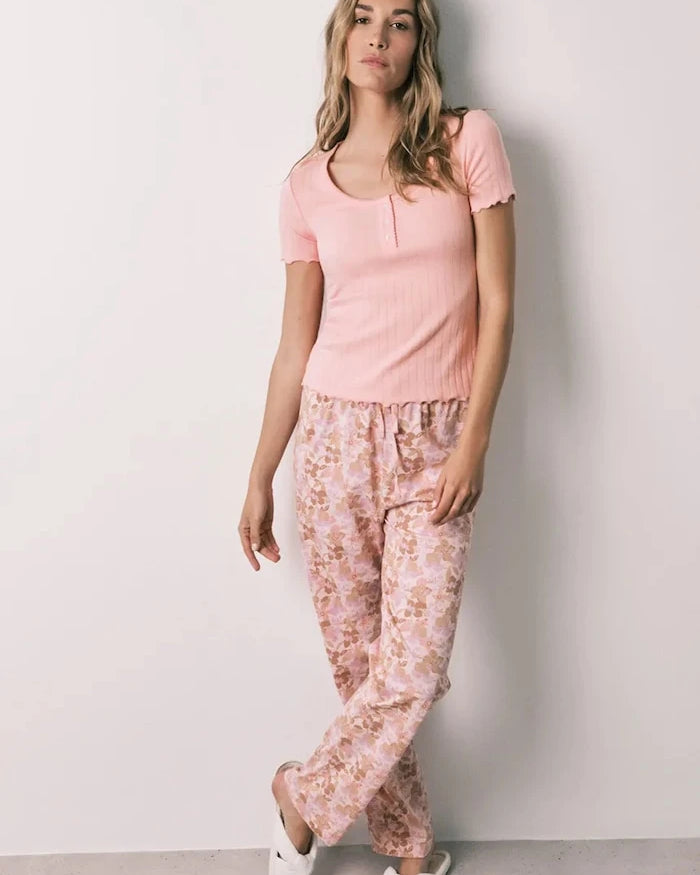 women'secret iki parçalı pamuklu kadın pijama seti