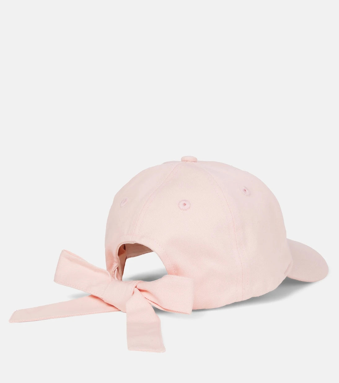 Bonpoint - Lyna bow-detail cotton baseball cap