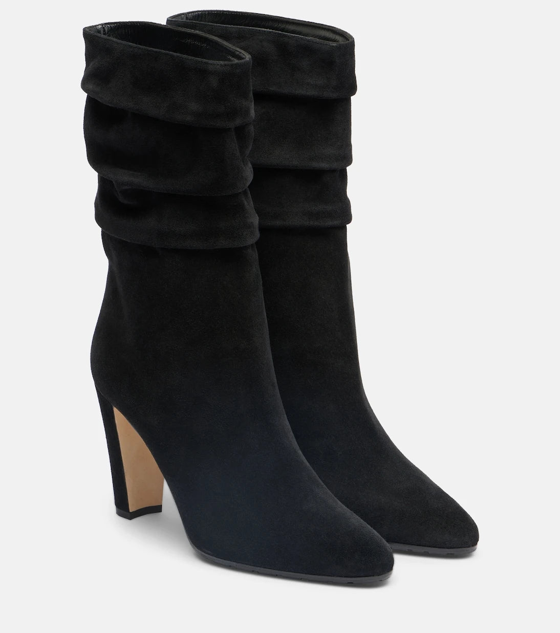 Manolo Blahnik - Calasso süet orta boy çizme