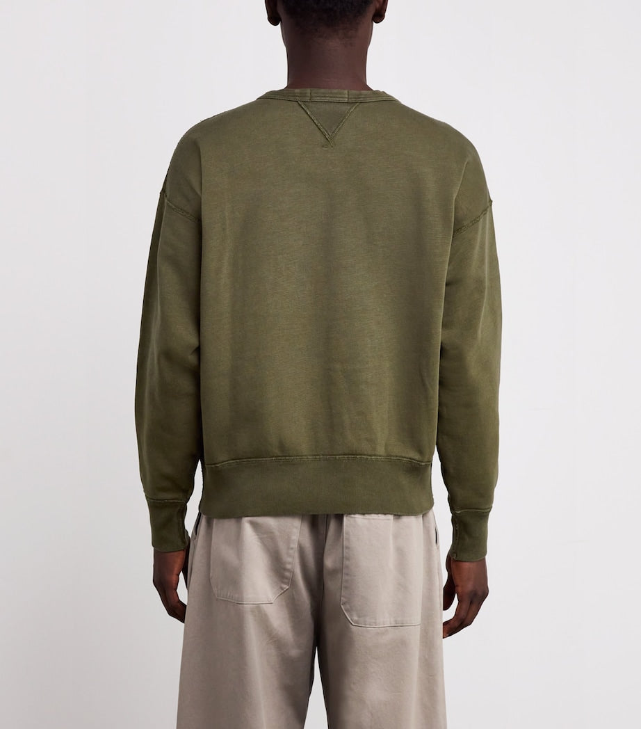 Polo Ralph Lauren Green Cotton-Blend Forestry Graphic Sweatshirt