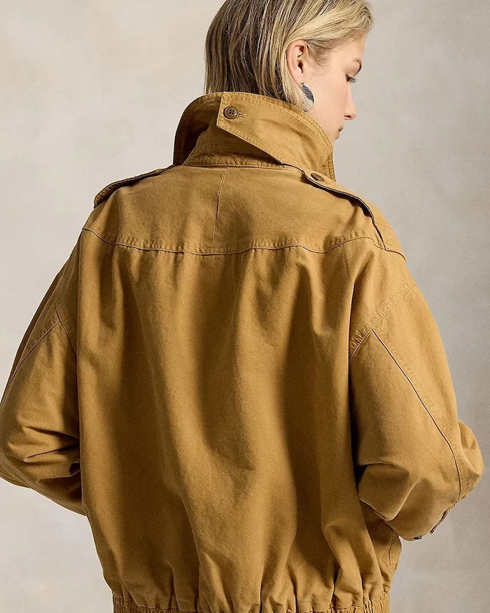Polo Ralph Lauren pamuklu kadın geçiş ceketi