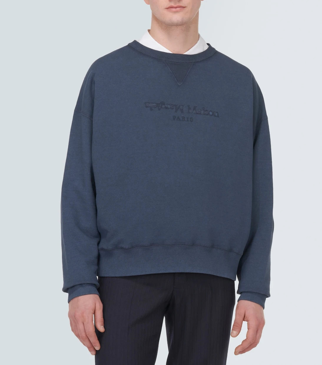 Maison Margiela - Logo cotton jersey sweatshirt