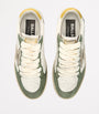 Green Leather Ballstar Sneakers