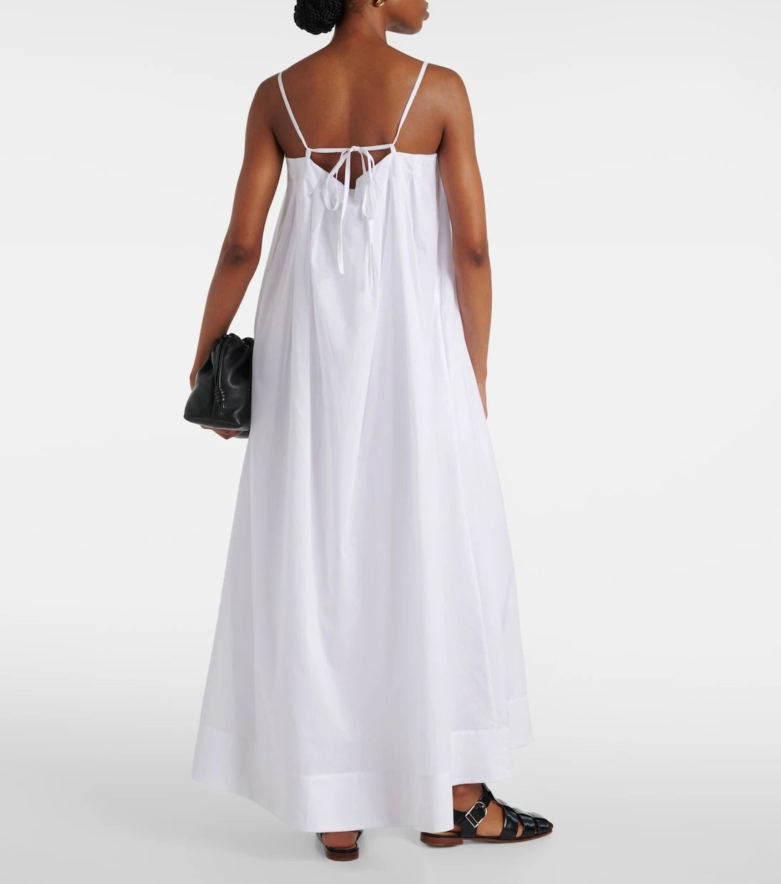 Asceno - Heather cotton batiste maxi dress