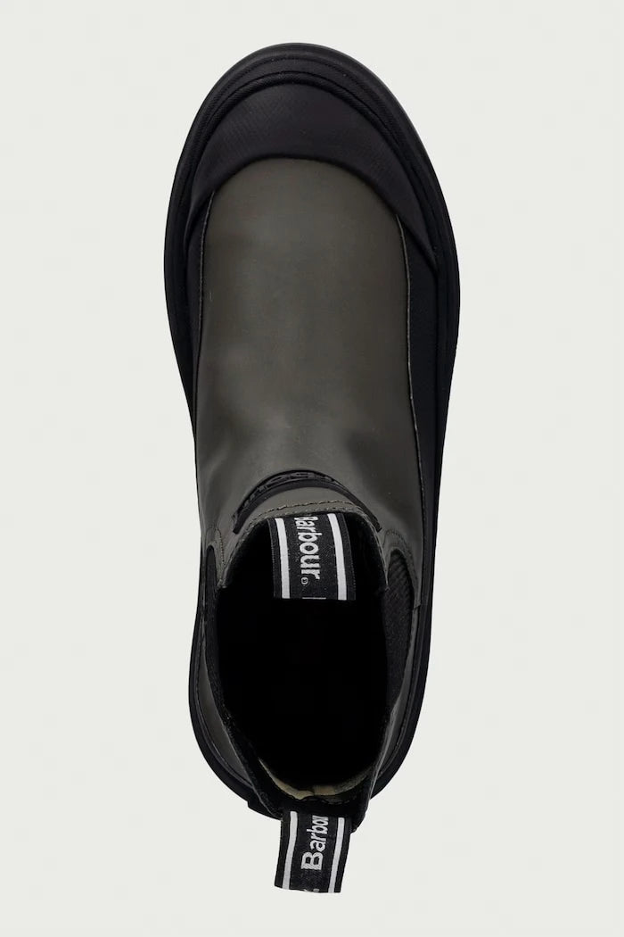 Barbour Harriety kadın platform deri chelsea bot