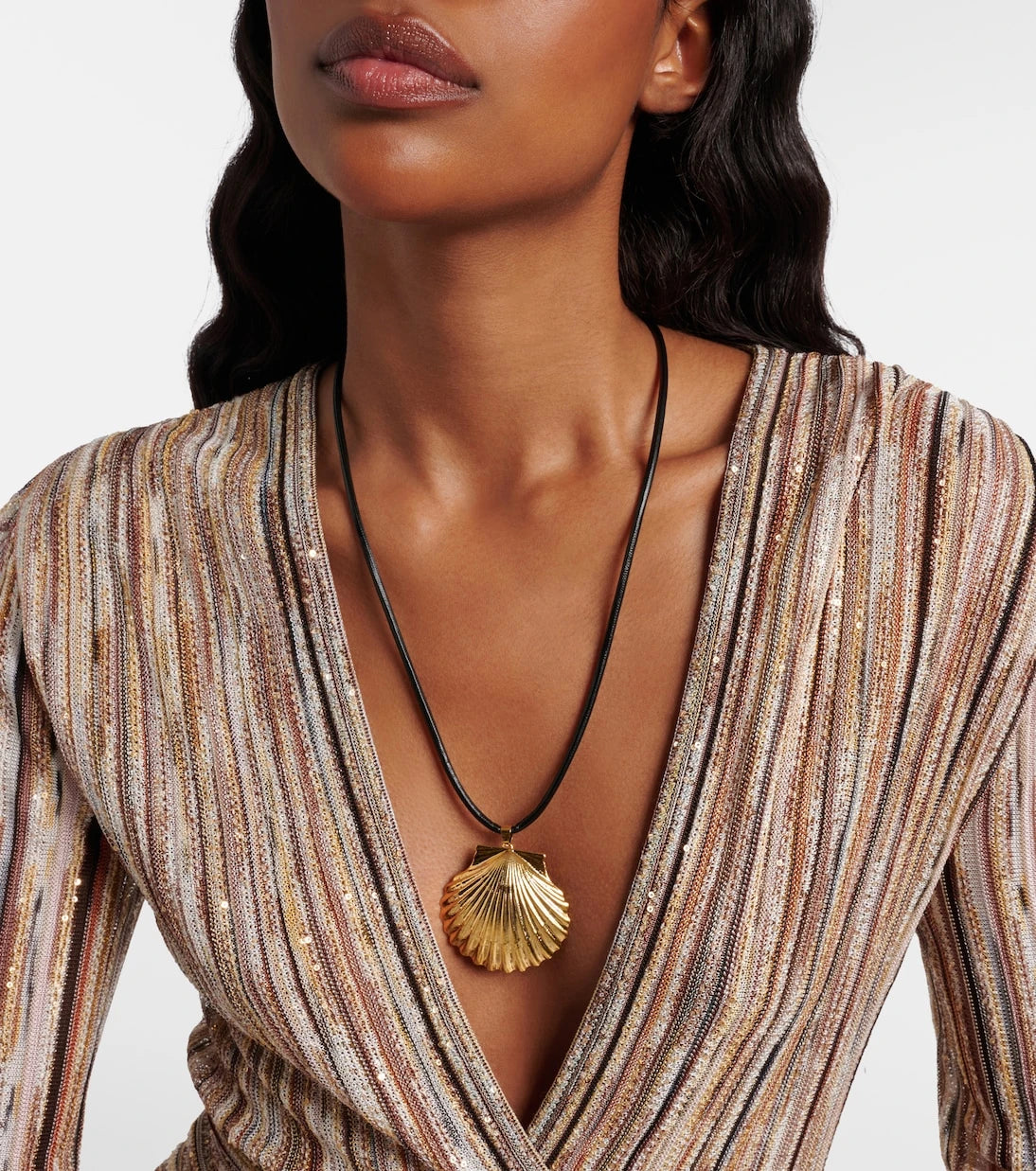 Jennifer Behr - 18kt gold-plated pendant necklace