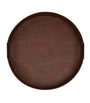 Cotton-Blend and Leather Arnica Round Tray