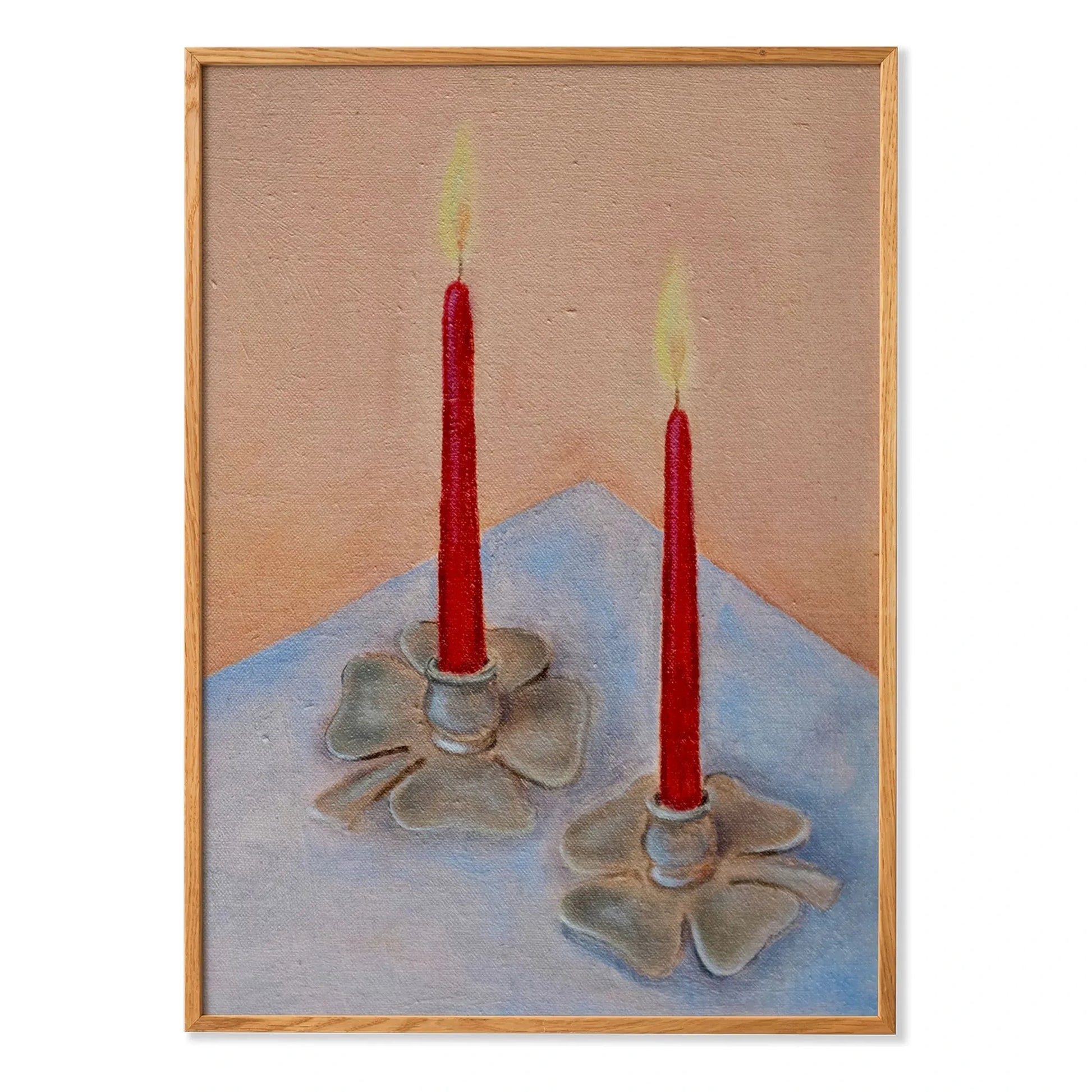 Paper Collective - Lucky Light poster, Beth Kay | Red