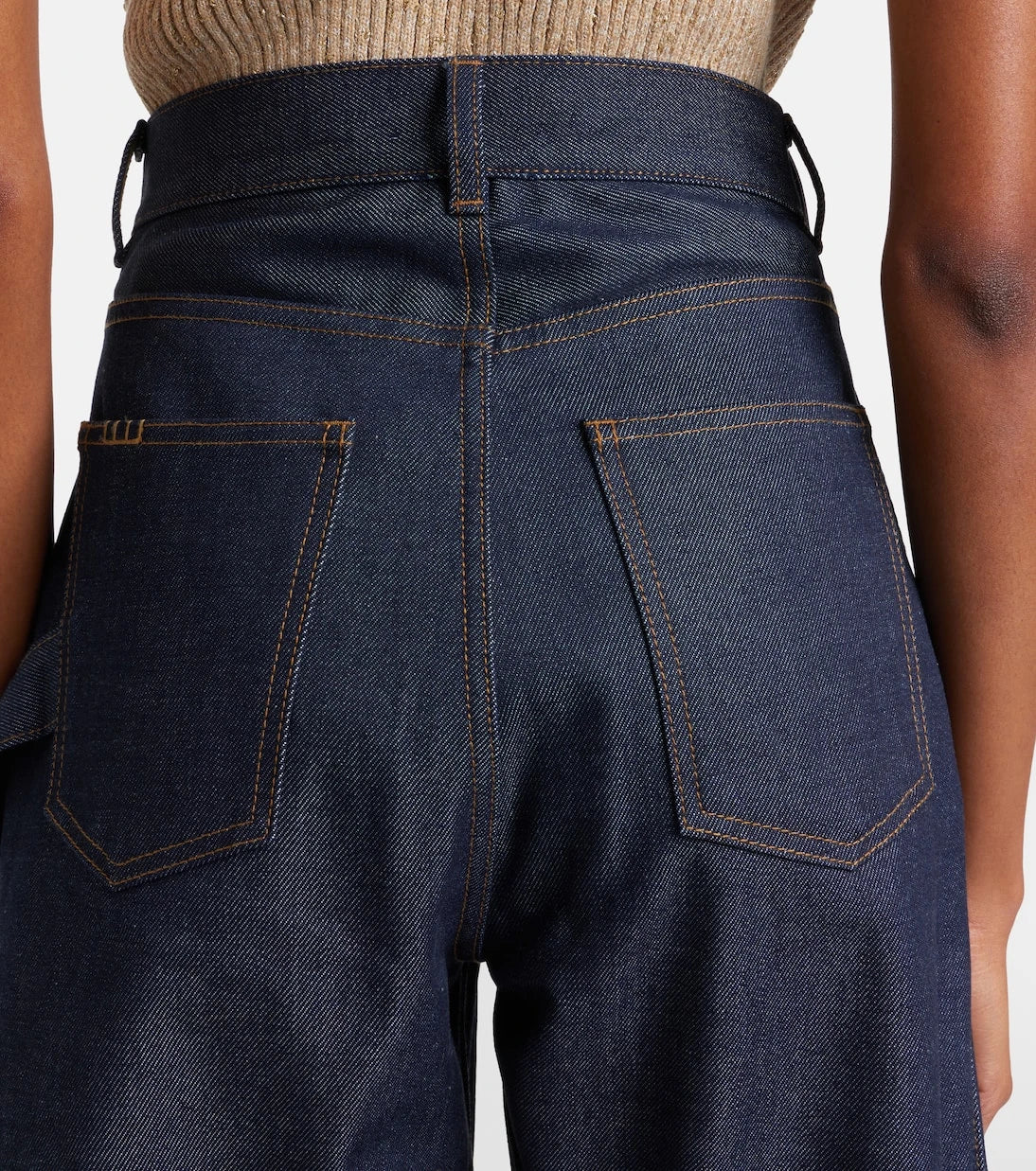 JW Anderson - Twisted embroidered straight jeans