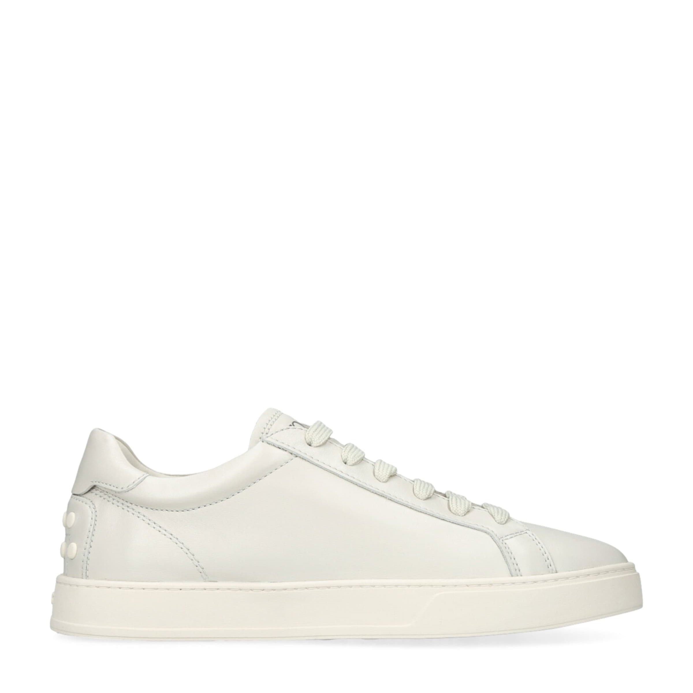 Leather Allacciata Cassetta Sneakers