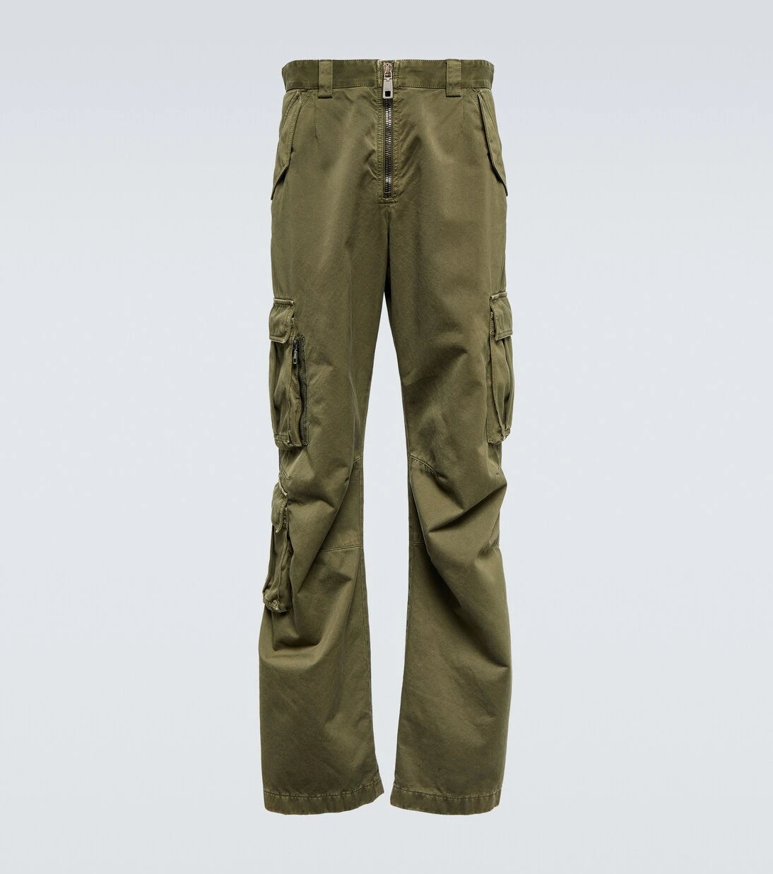 Dolce&Gabbana - High-rise cotton cargo pants