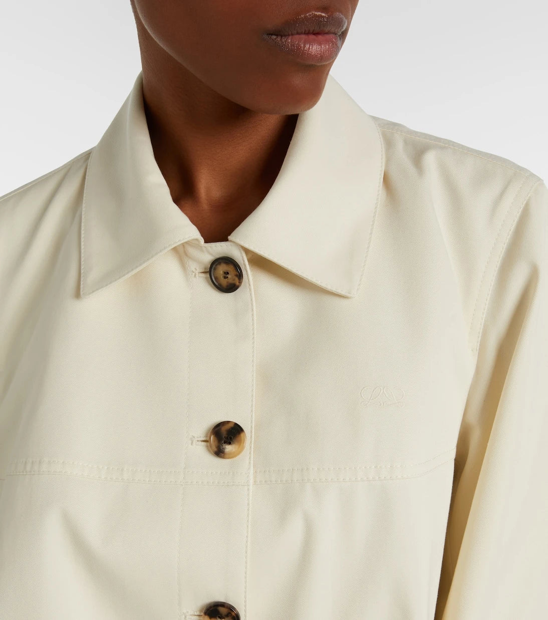Loewe - Cotton and silk blouson jacket