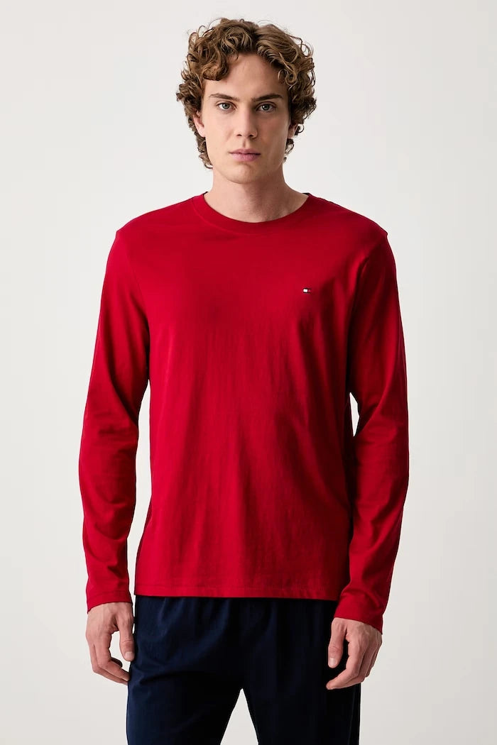 Tommy Hilfiger erkek pamuklu iki parçalı pijama