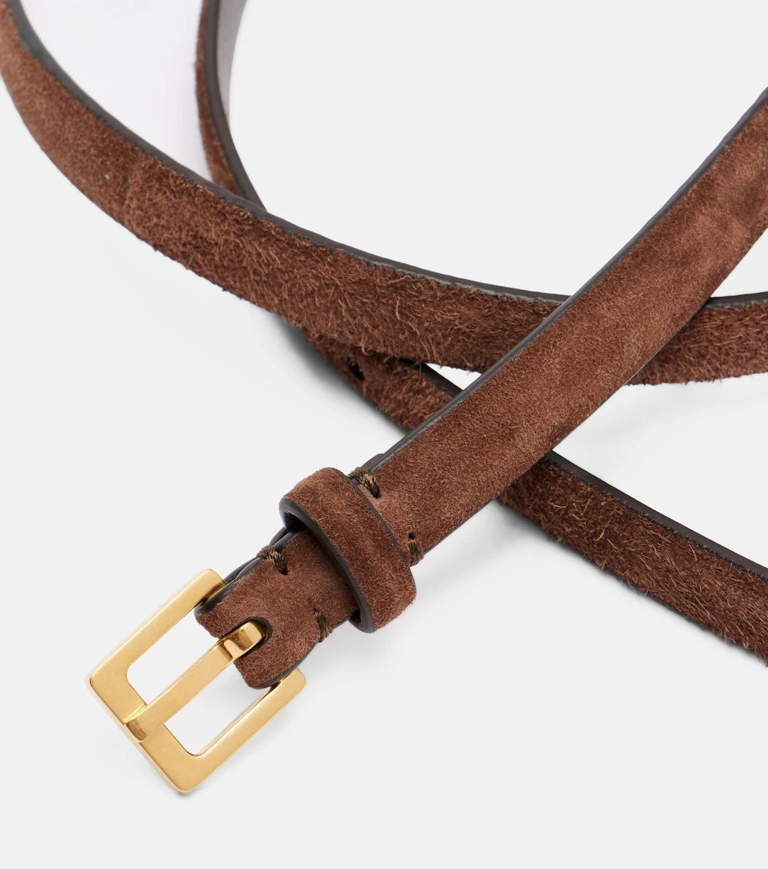 The Row - City suede belt