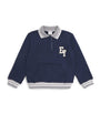 Eleventy Kids Cotton Varsity Logo Sweater (2-16 Years)
