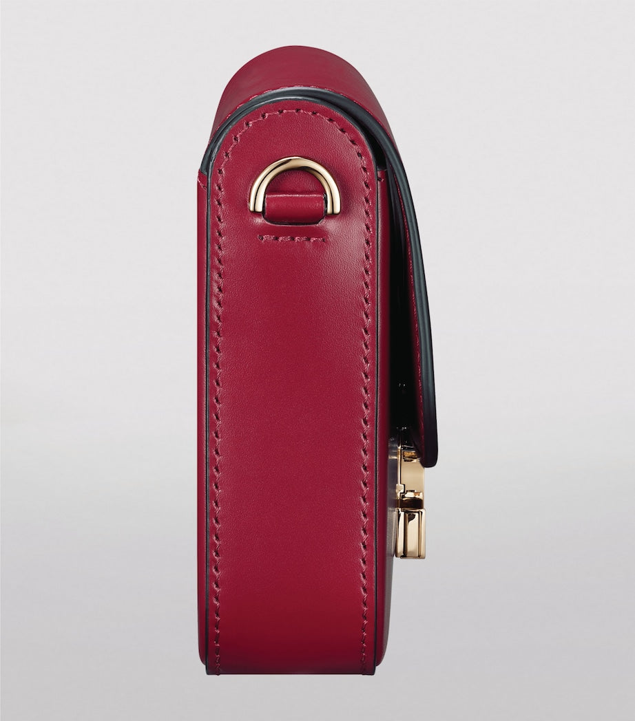 Cartier Red Mini Leather C de Cartier Chain Bag