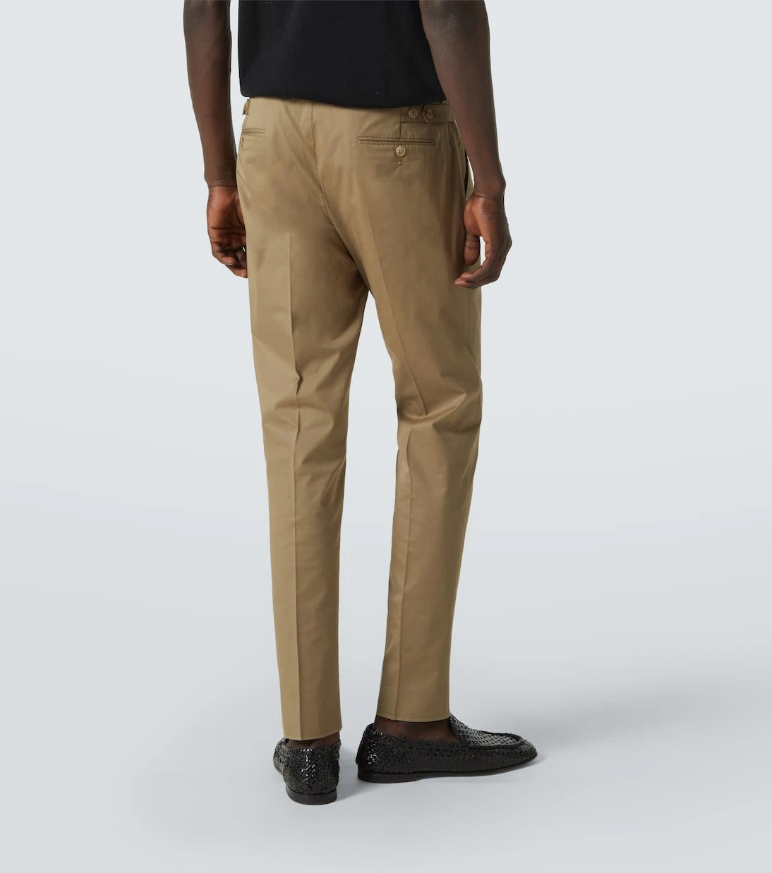 Dolce&Gabbana - High-rise cotton-blend chinos