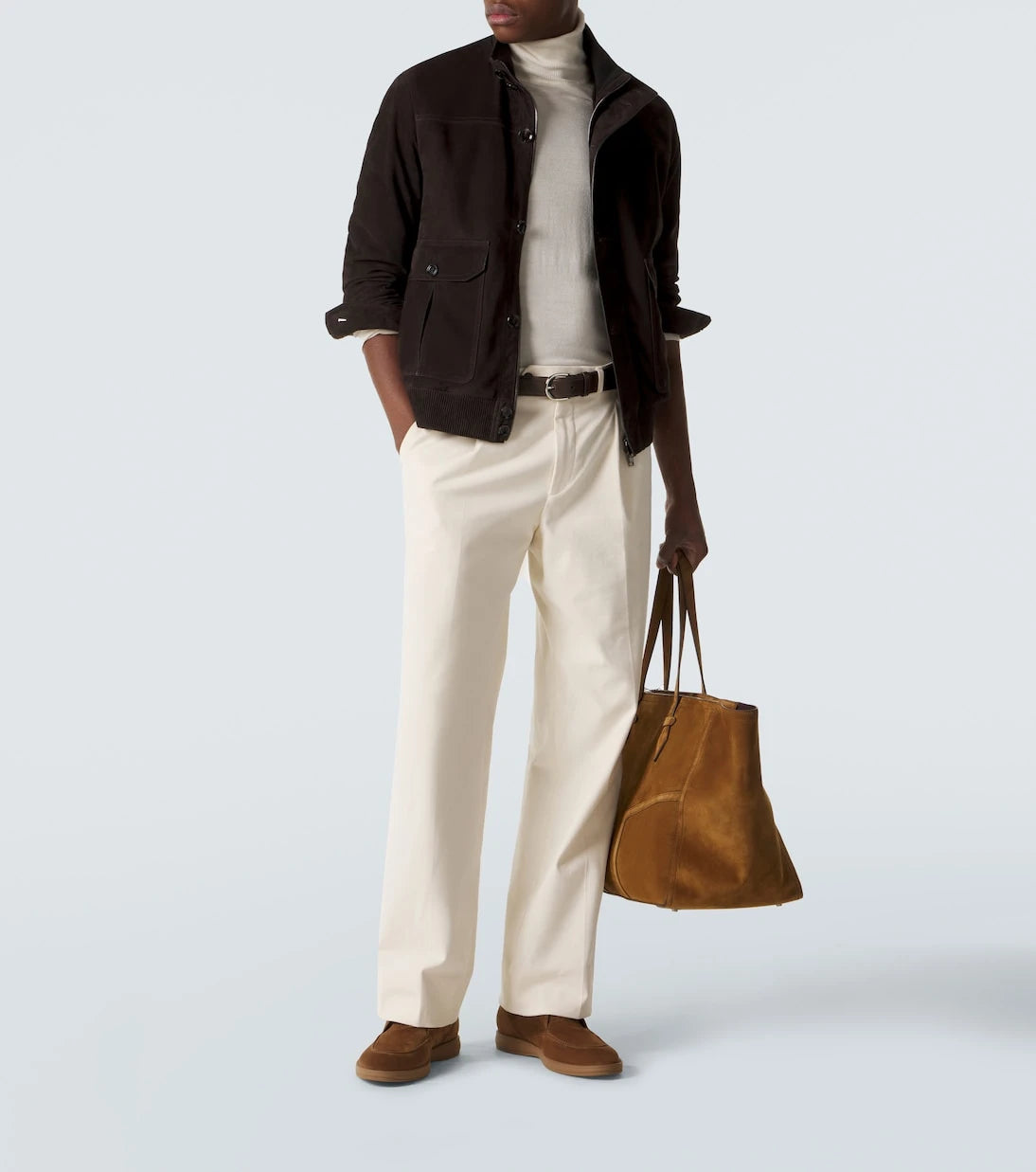 Brioni - حذاء صحراوي Journey من جلد الشمواه