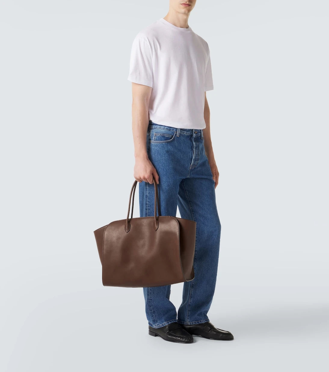 The Row - Marlo 17 leather tote bag