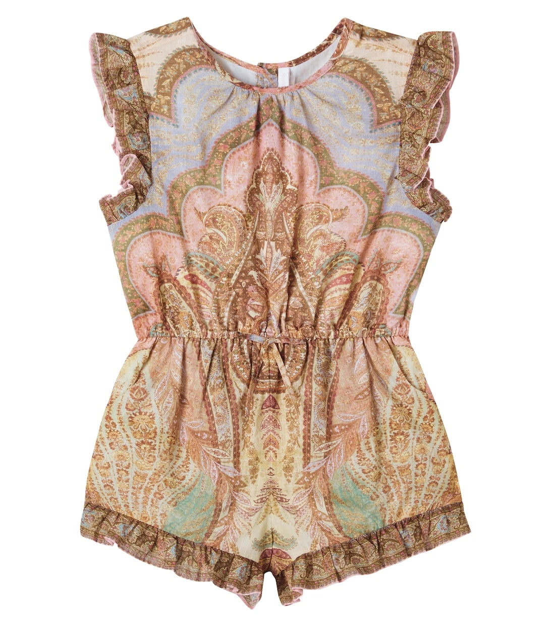 Zimmermann Kids - Awaken paisley cotton playsuit