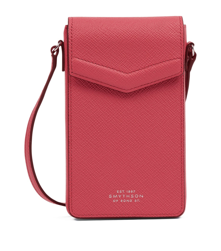 Pink Leather Envelope Phone Case