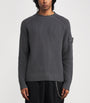 Stone Island Grey GHOST PIECE Virgin Wool Sweater