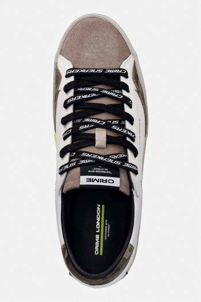 Crime London DISTRESSED маратонки мъжки от кожа