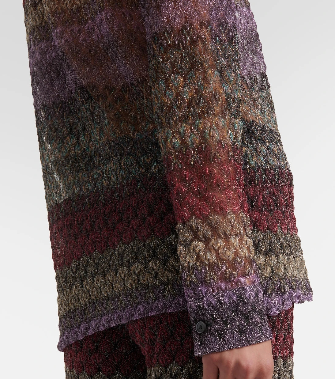 Missoni - قميص مقلم باللاميه