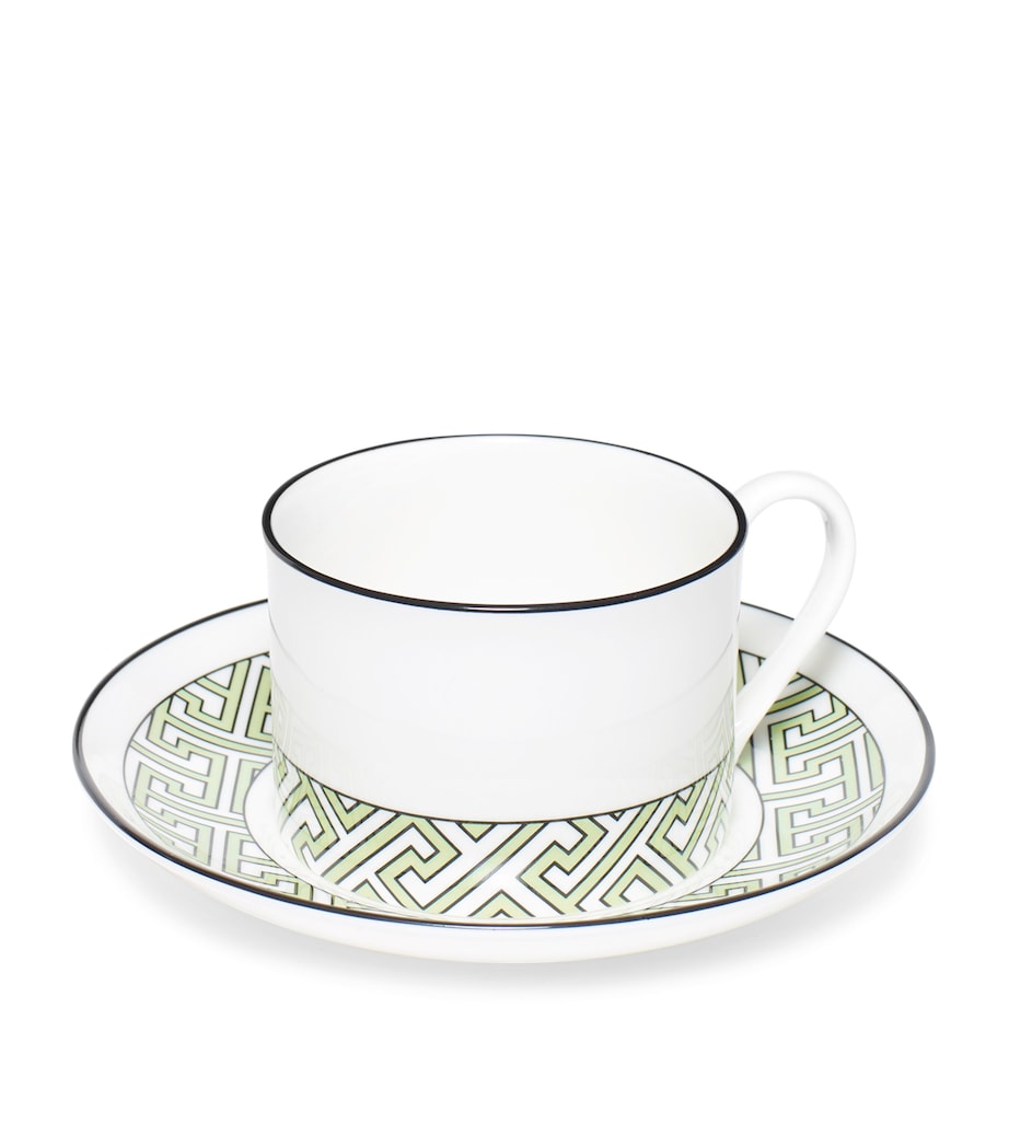 O.W.London Maze Teacup And Saucer