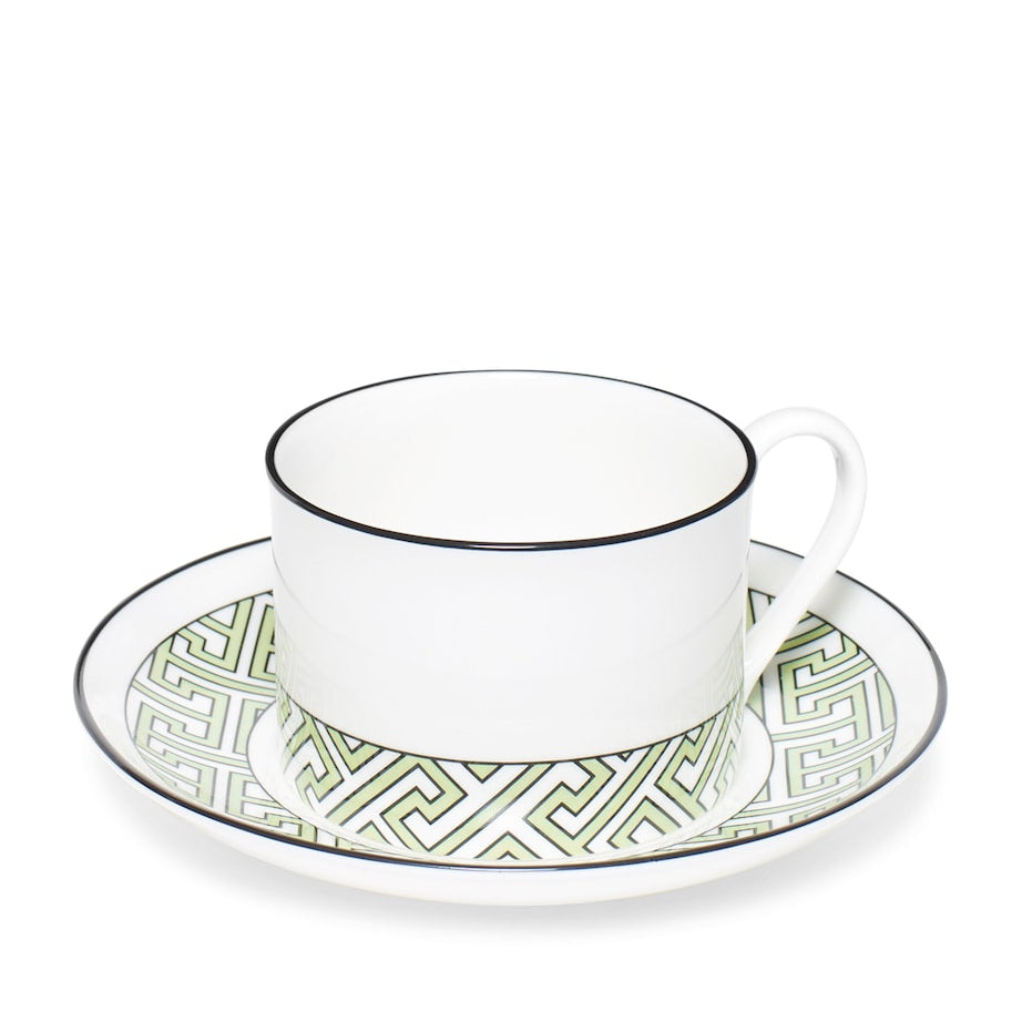 O.W.London Maze Teacup And Saucer