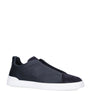 Zegna Leather Triple Stitch Sneakers