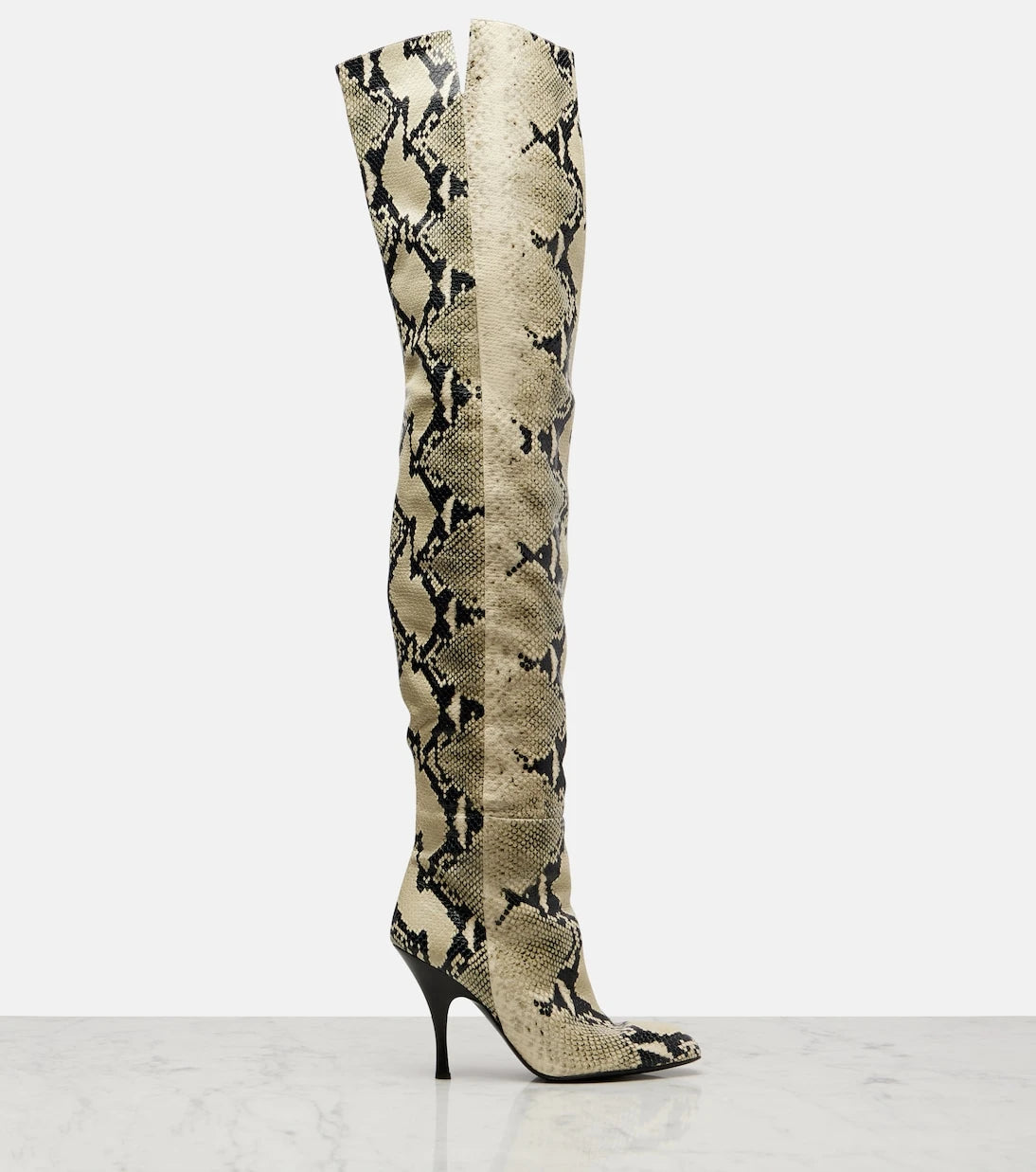 Khaite - Colt 100 leather over-the-knee boots