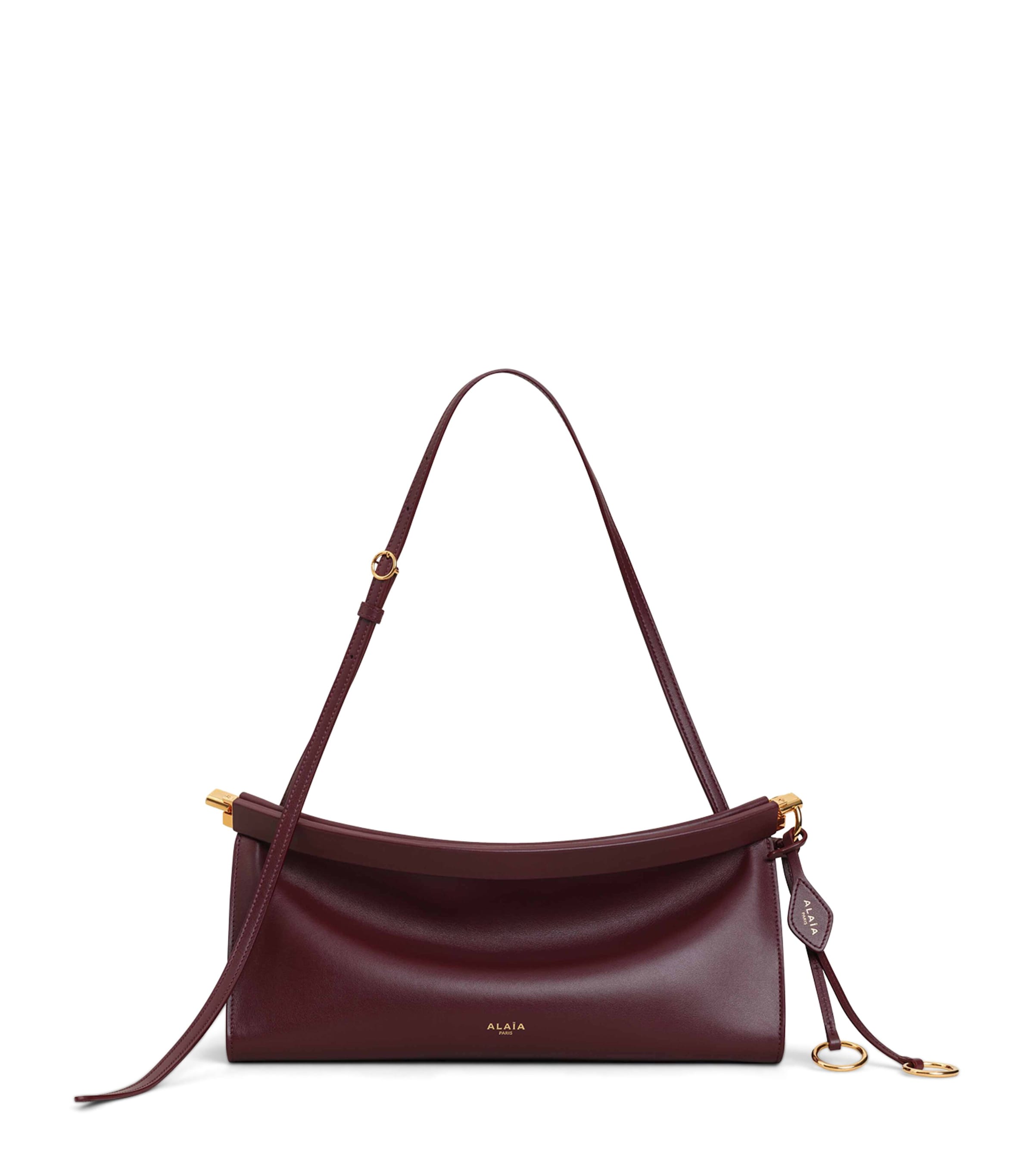 Alaïa Medium Leather Le Click East West Shoulder Bag